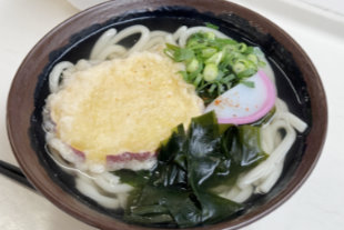 鳴門ワカメ鳴門金時天ぷらうどん