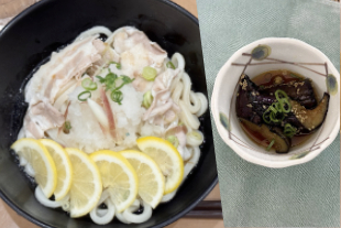 豚しゃぶおろしうどんと小鉢
