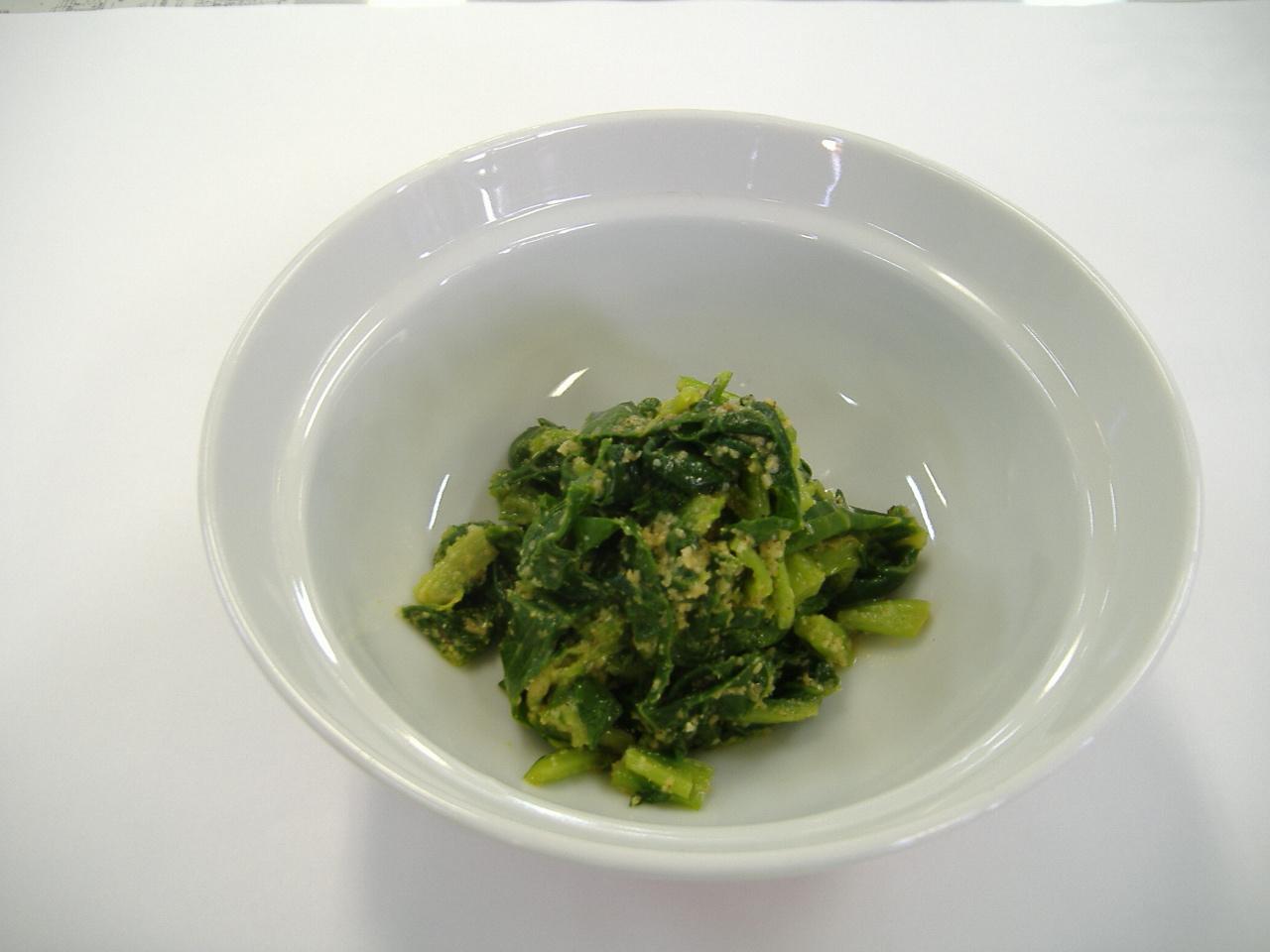 畑菜のからし和えの写真