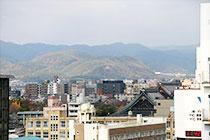 夏の風物詩京都五山送り火の風景写真