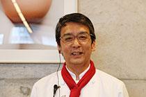 Deli Cafe たまご京都北山店の上仲店長の写真