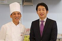 パイレーツの北村店長と株式会社典座の佐藤社長の写真