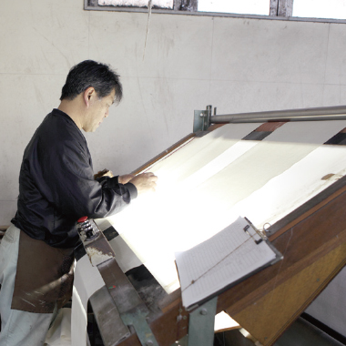 Upon visual inspection by employees,the cloth is scoured, bleached, and dried for completion.
