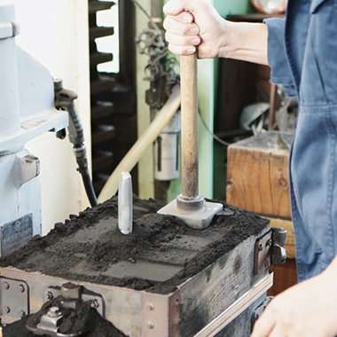 Iron molding requires refined skill, with each piece made one at a time.