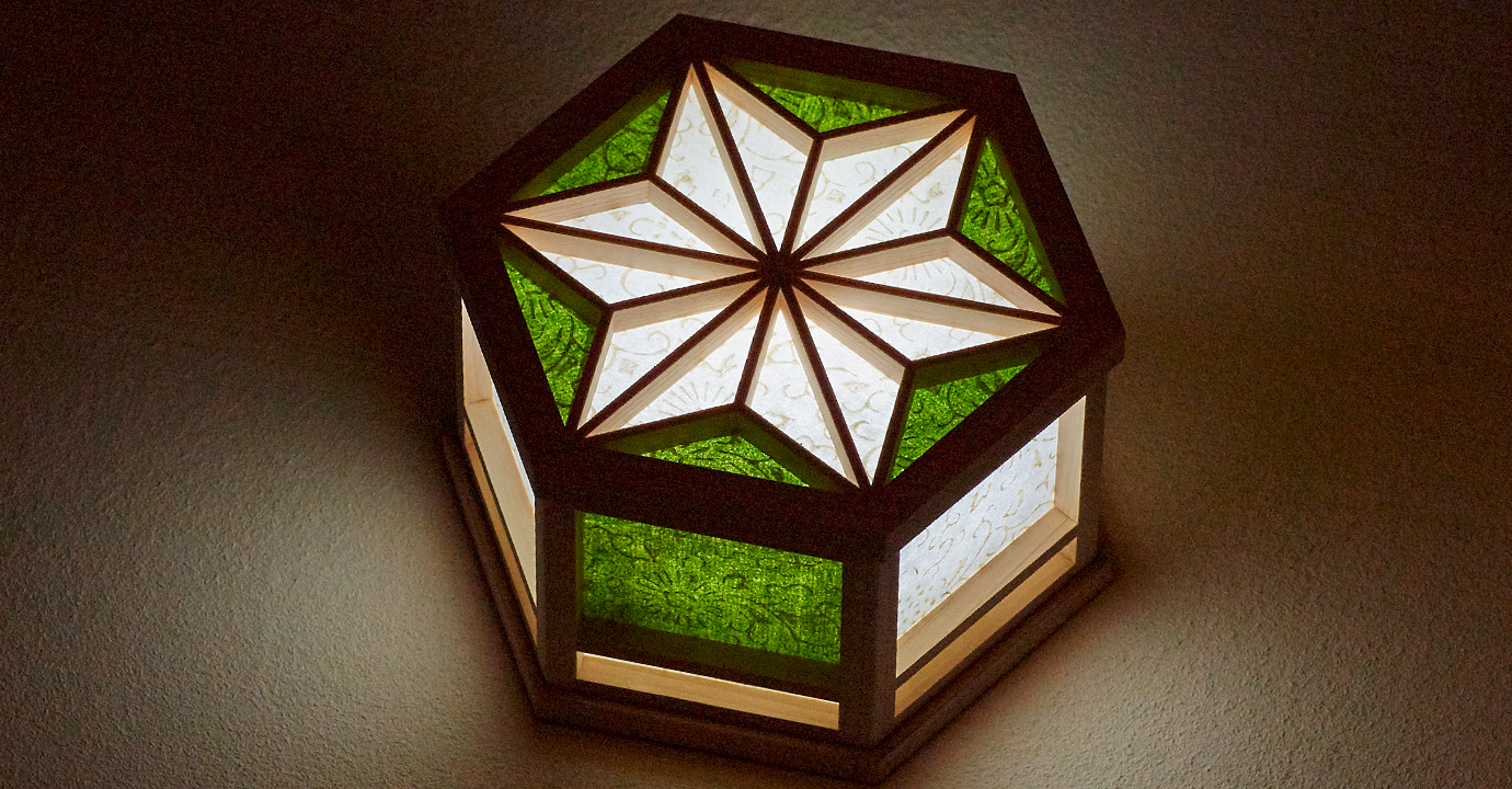 Hikaribako Kumiko-zaiku  LED