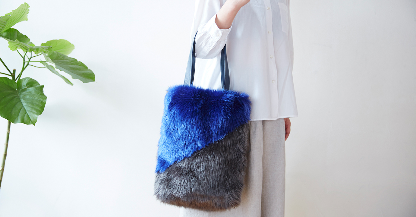Okada Textile: Japanese Eco-Fur Bags
