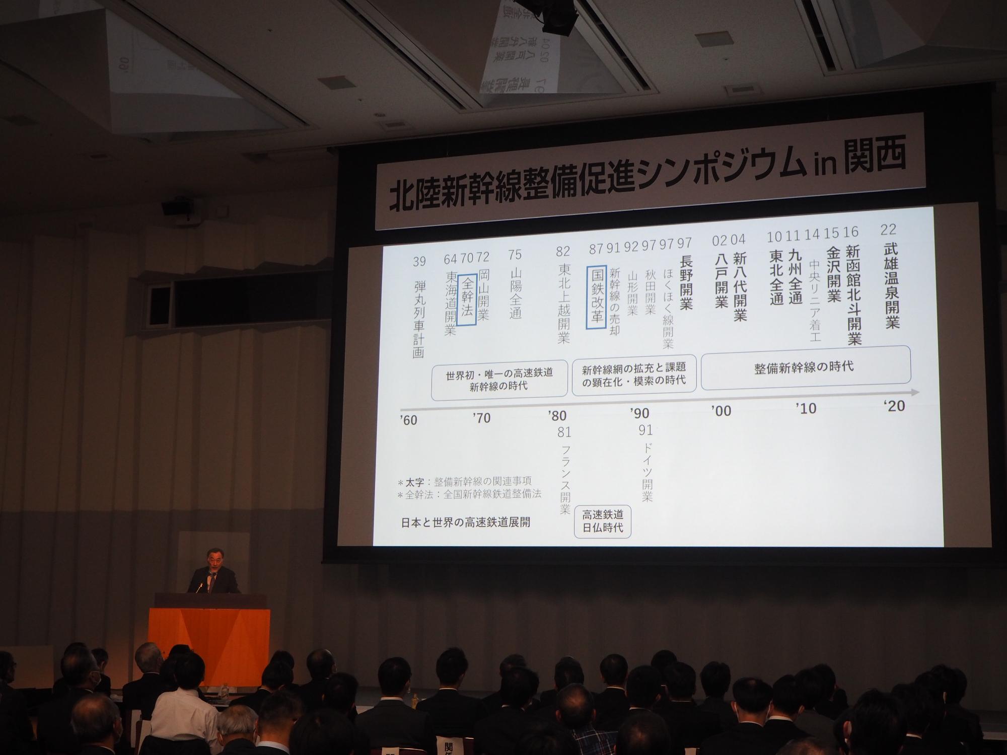 家田特別教授による基調講演