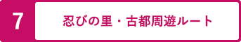 忍びの里・古都周遊ルート