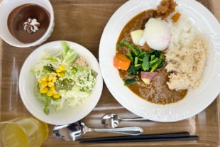 取材日のメニューのようす