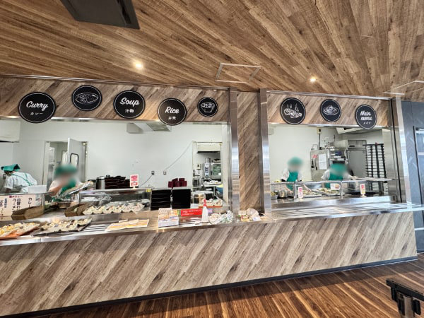 カウンターのようす