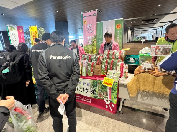 京都市の出店事業者の様子